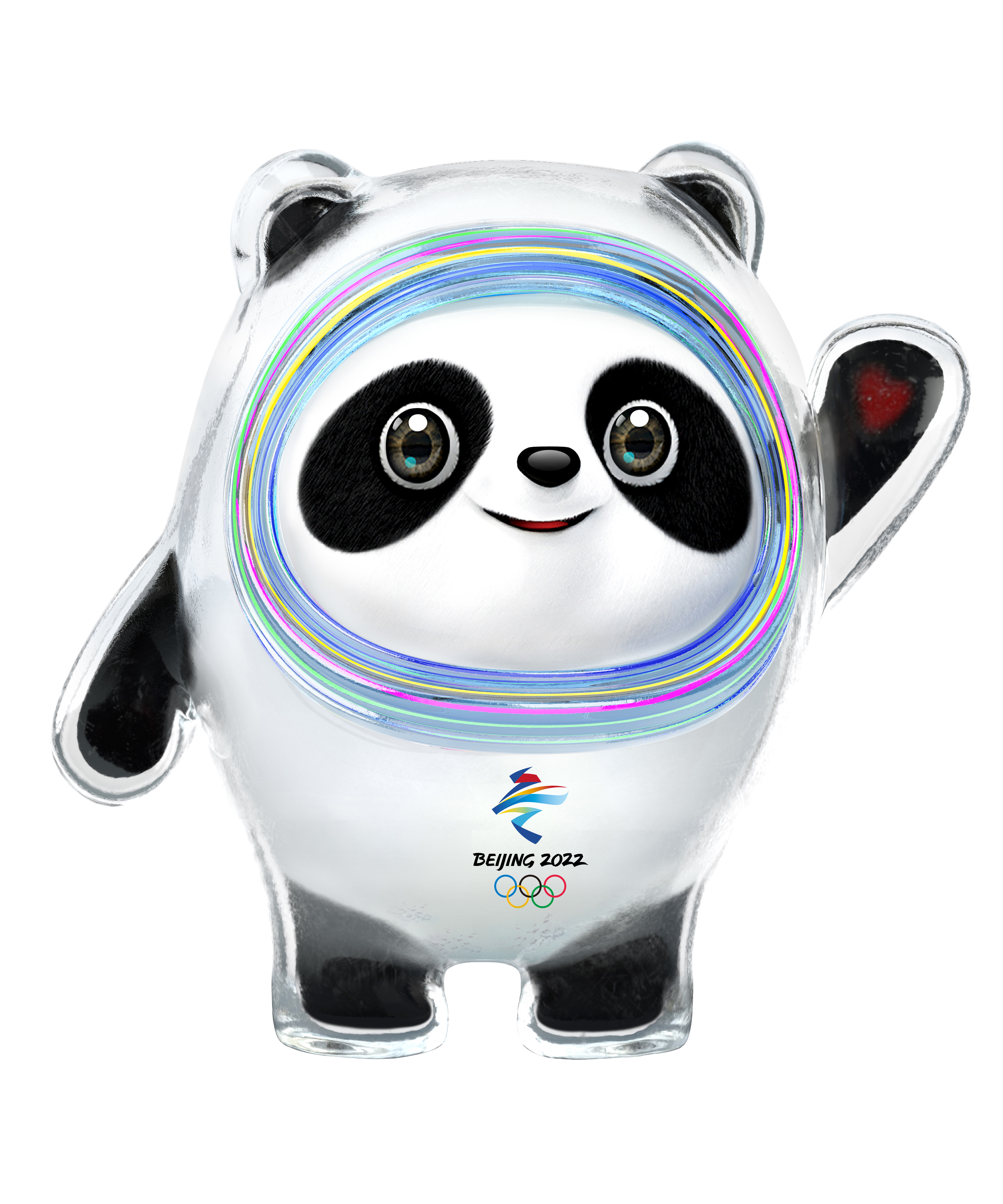 Panda in lampijonček maskoti zimskih OI 2022