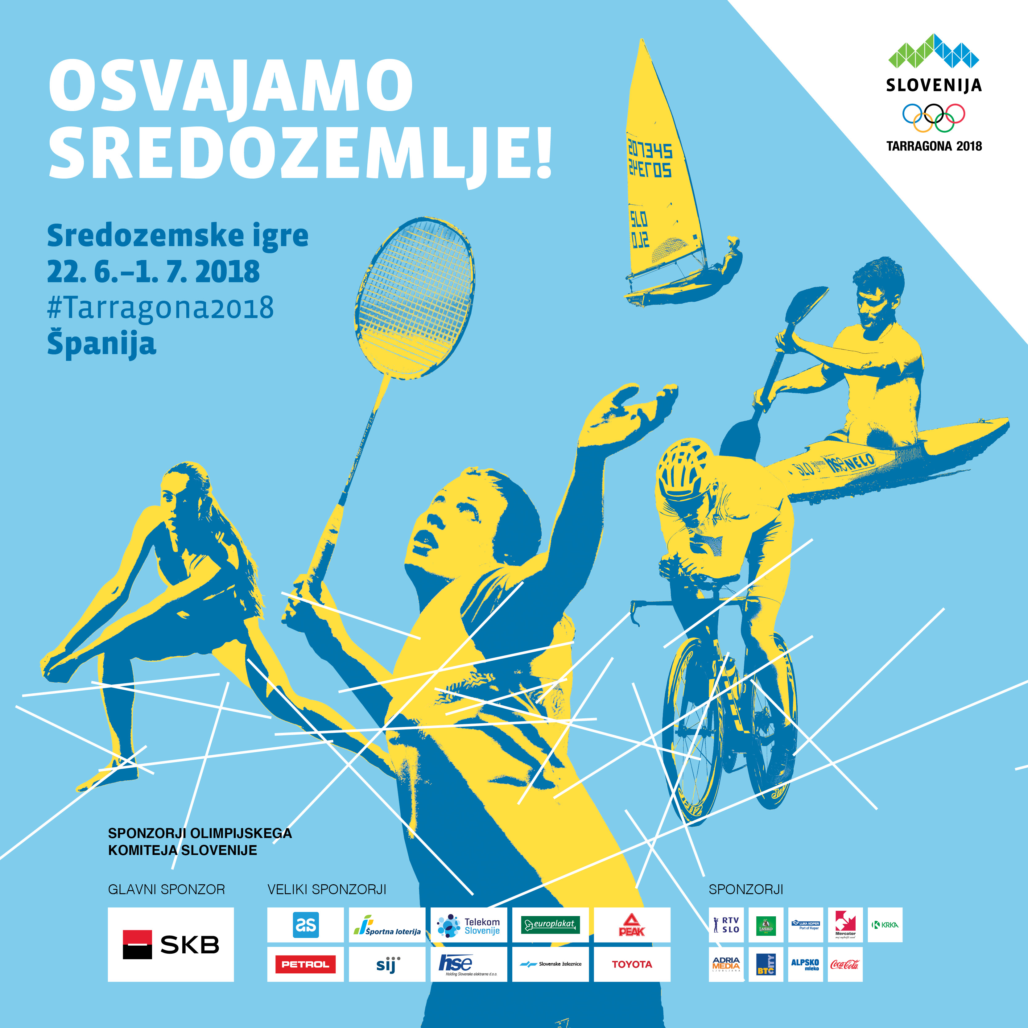 Predstavitev reprezentance Slovenije za Sredozemske igre Tarragona 2018