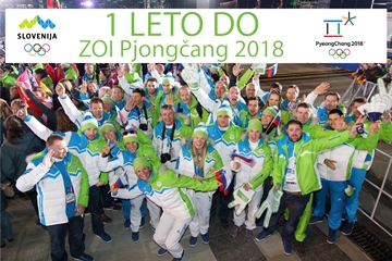 1 leto do ZOI Pjongčang 2018