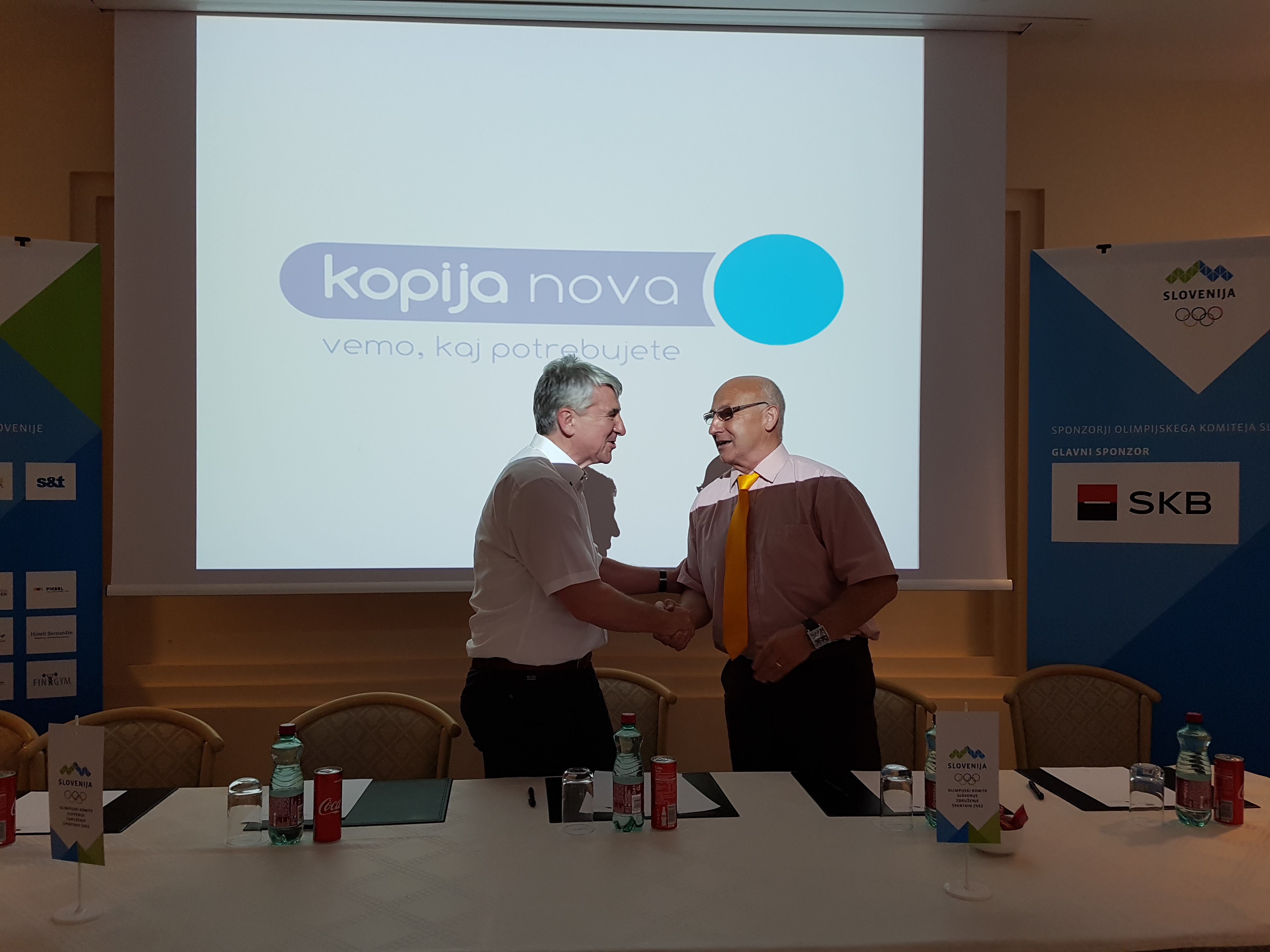 OKS podpisal pogodbo z družbo Kopija nova d.o.o.