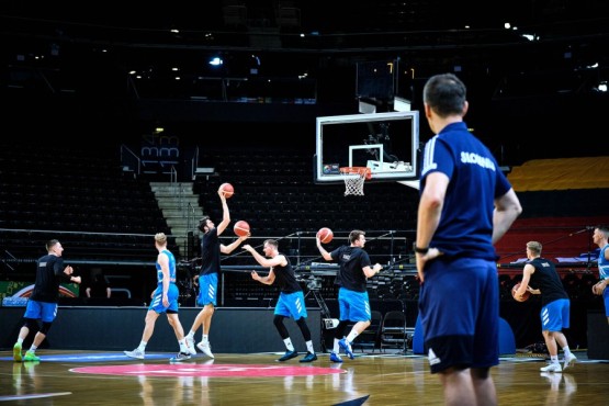 Začetek misije olimpijske igre za slovenske košarkarje
