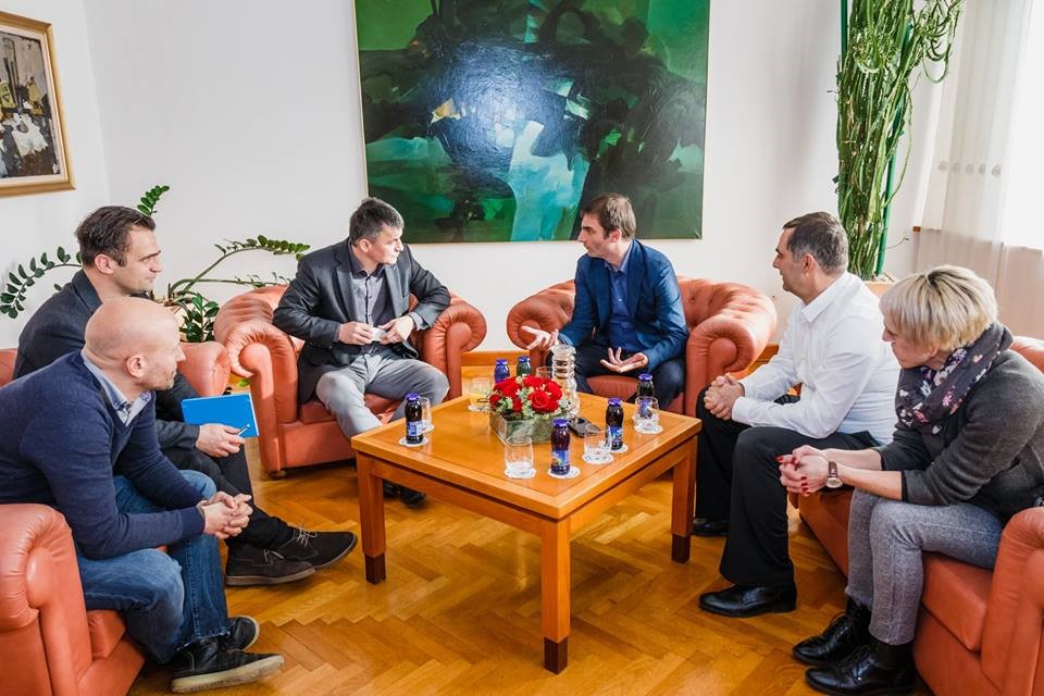 Podpredsednik Janez Sodržnik na obisku v severni Primorski