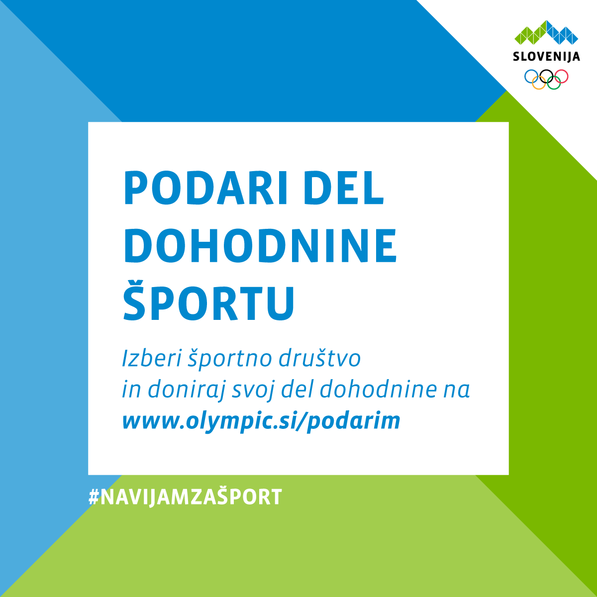 Postani podpornik slovenskega športa