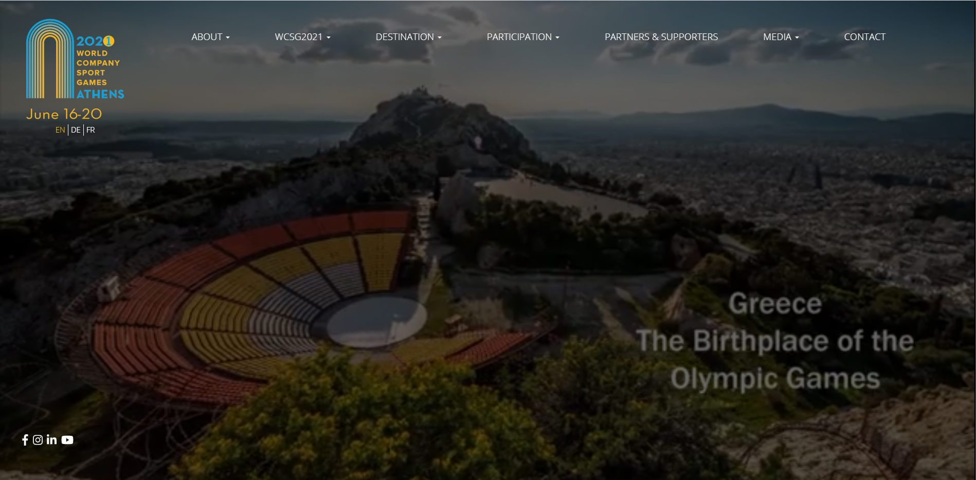 Svetovne igre športa v podjetjih v Atenah prestavljene iz junija na oktober