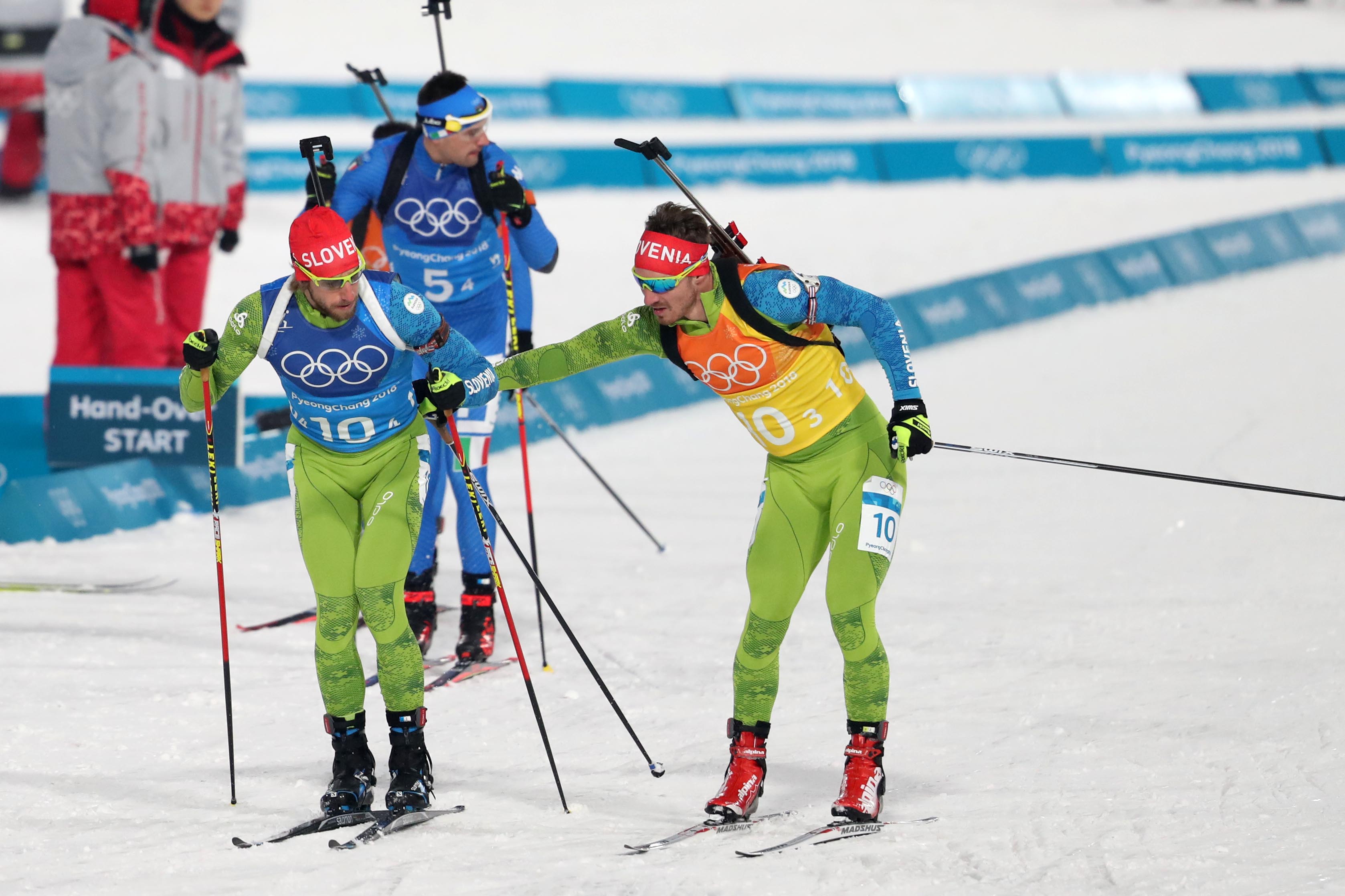 Predzadnji dan slovenskih nastopov v olimpijski areni le biatlonci